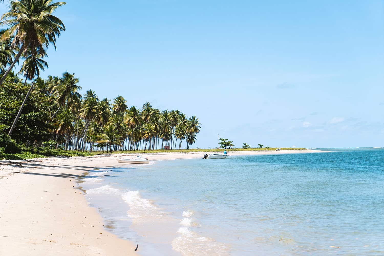 Beautiful beaches in the Caribbean.