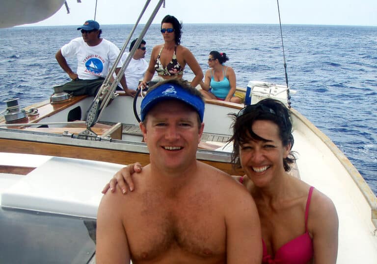 romantic sailing around cozumel
