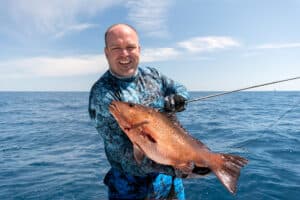 Spearfishing A Snapper