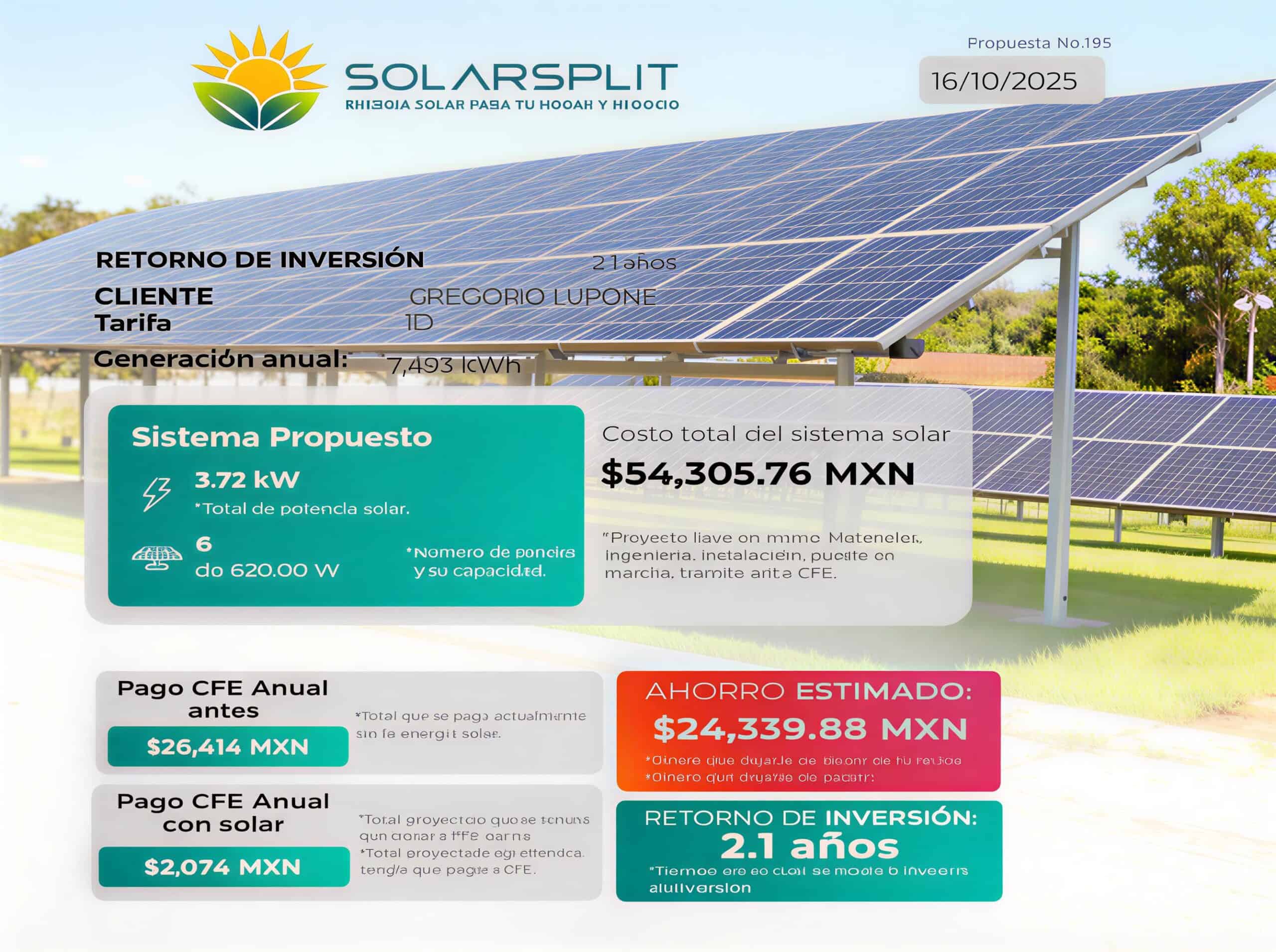 Solar panel array at Stingray Villa, Cozumel Mexico, showcasing solar energy system for vacation homes.